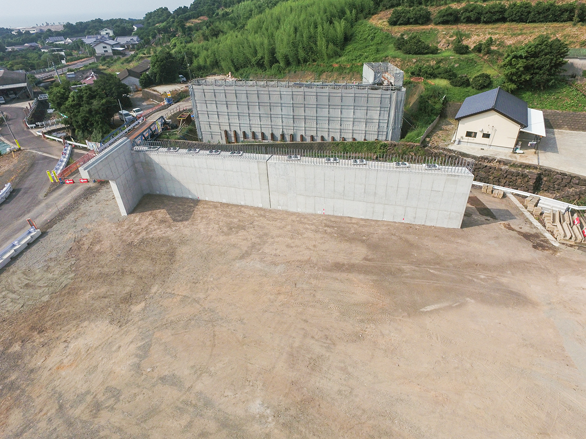 鹿児島３号針原川橋下部工Ａ２工事