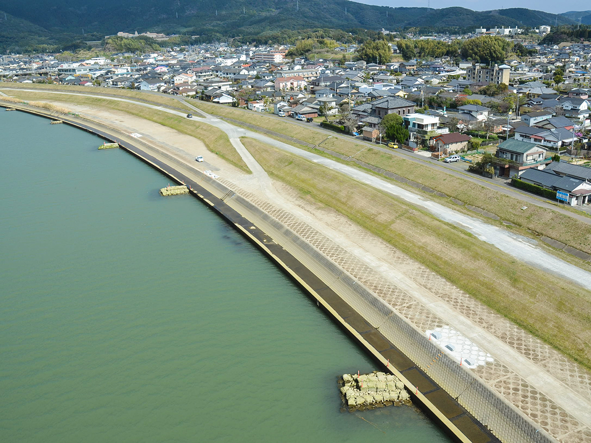 川内川下流地区水制工設置工事