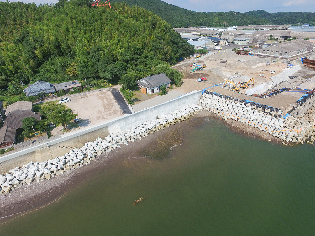 船間島地区上流築堤その２工事