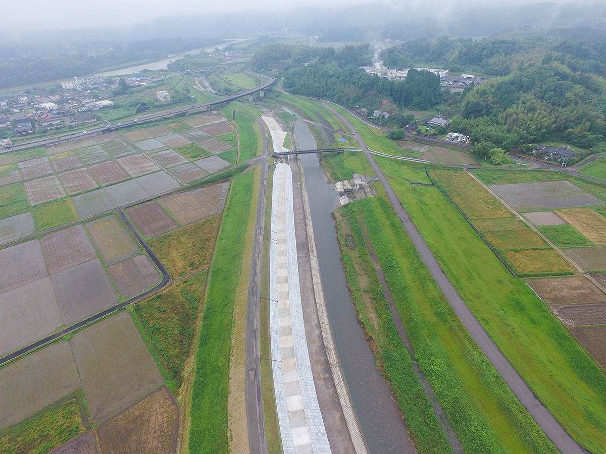 樋渡川左岸堤防強化その３工事